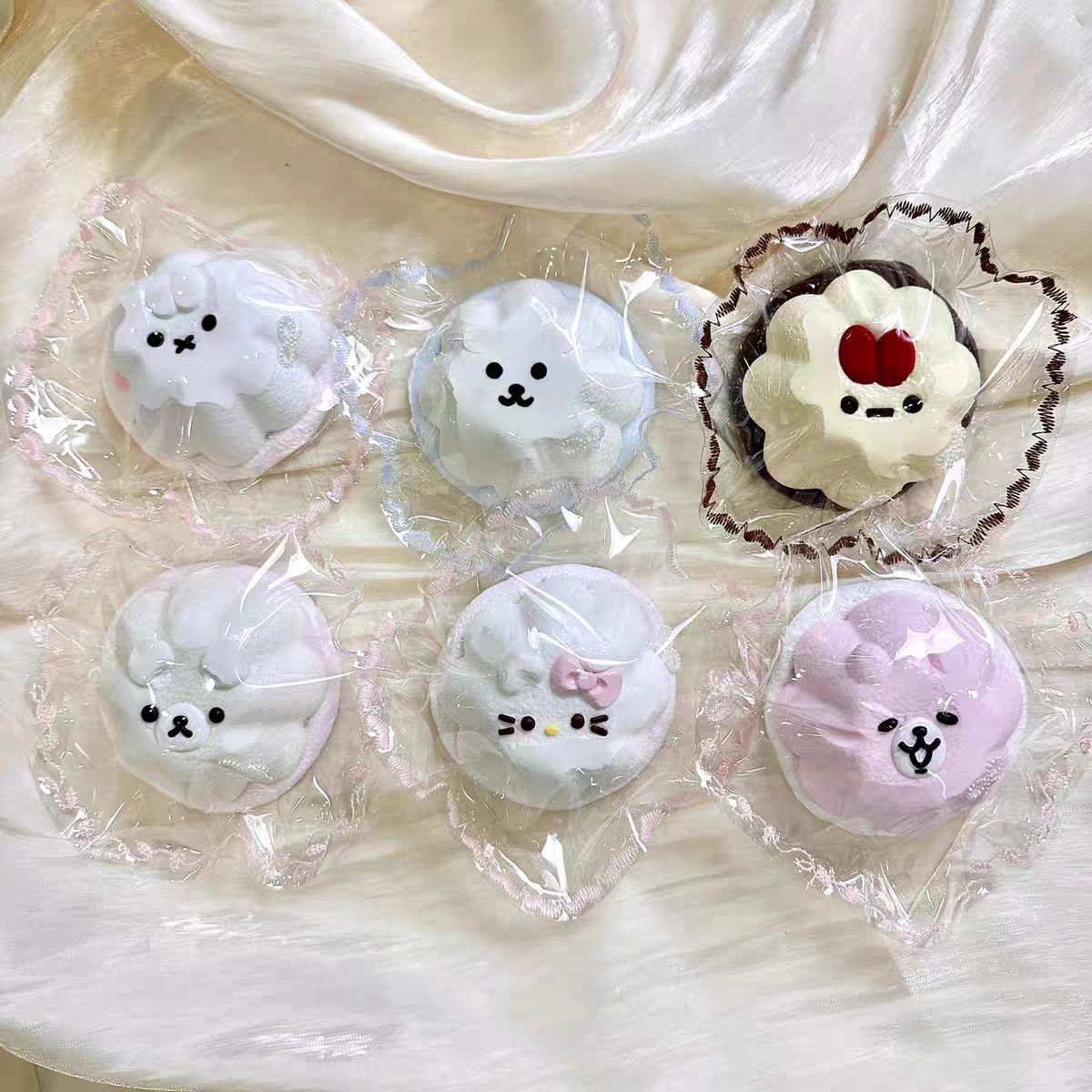 Pudding Series Handmade Unpressing Toys